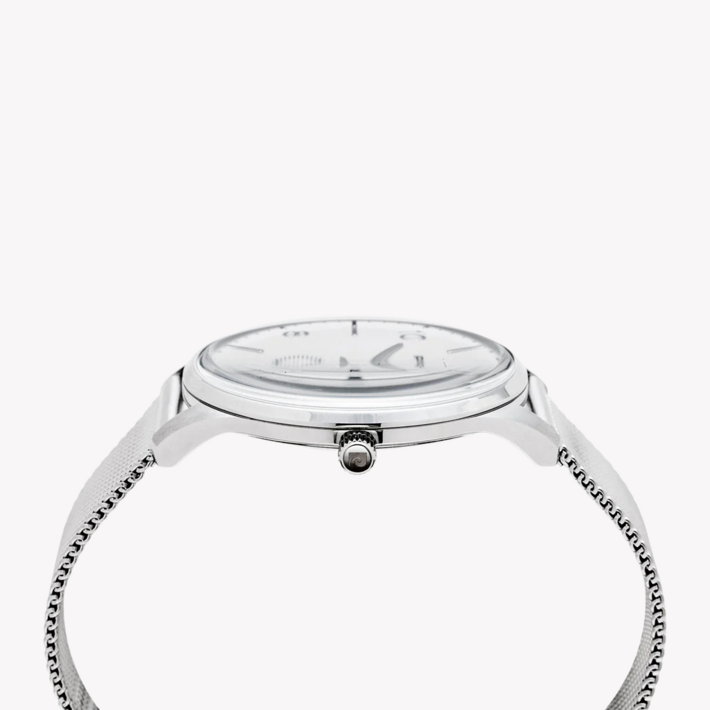 Pierre Cardin Men's Silver Watch, Rose Dial | PC902671F101-1