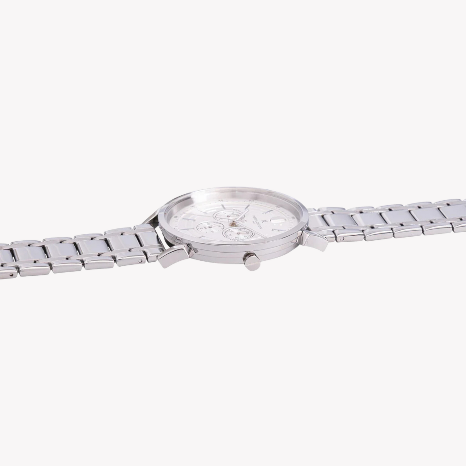 Pierre Cardin Men's Silver Watch, White Dial | CPI.2107-1
