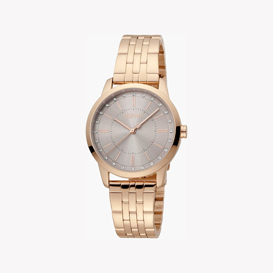 Esprit Women's Rose Gold Watch, Grey Dial | ES1L188M0055-0