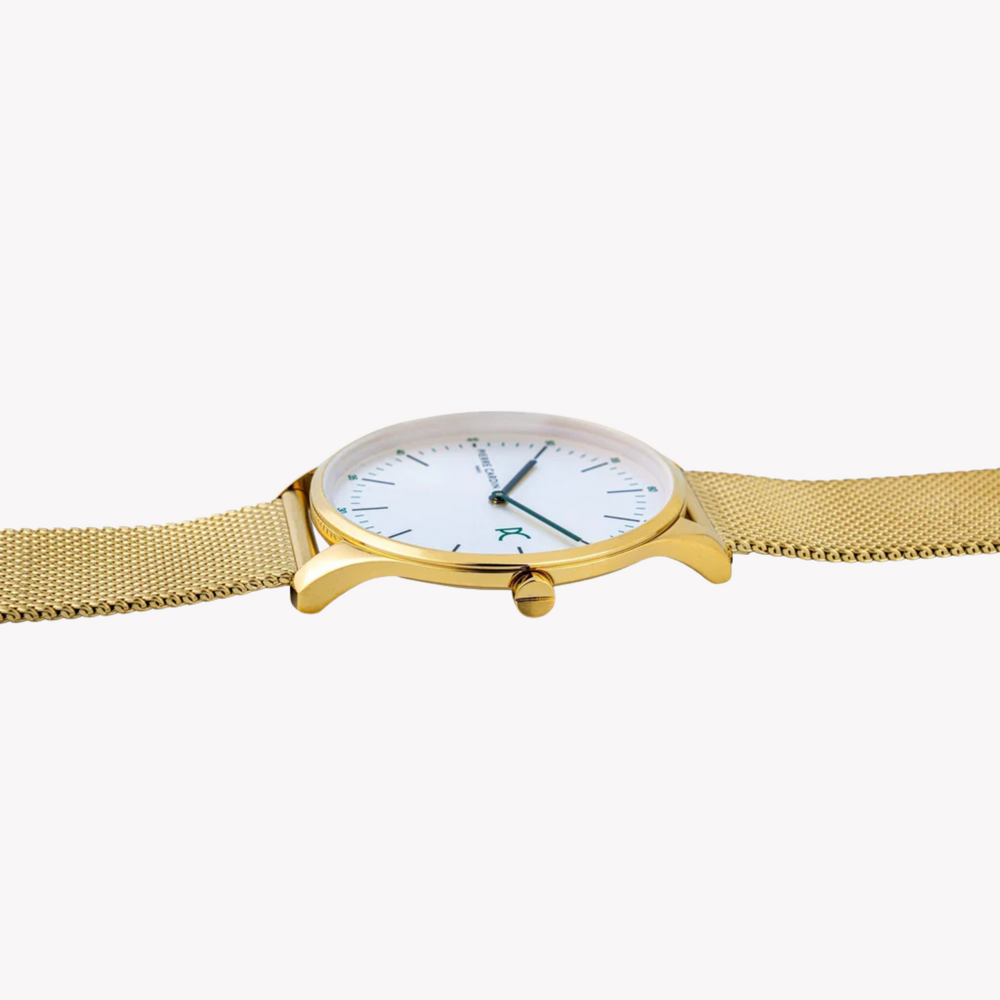 Pierre Cardin Men's Gold Stainless Steel Watch, Silver Dial | CBA.4012-2