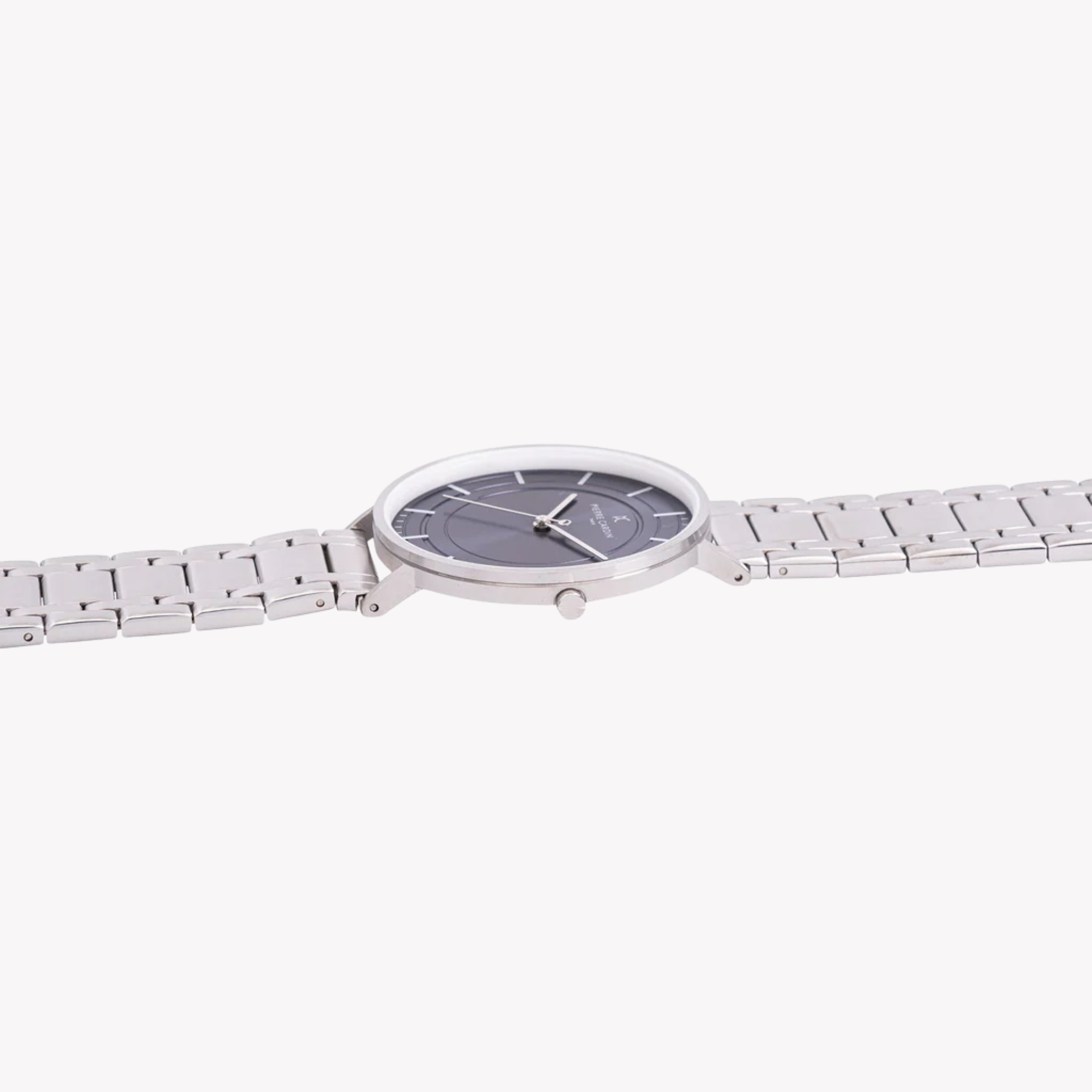 Pierre Cardin Men's Silver Watch, Blue Dial | CBN.3032-2