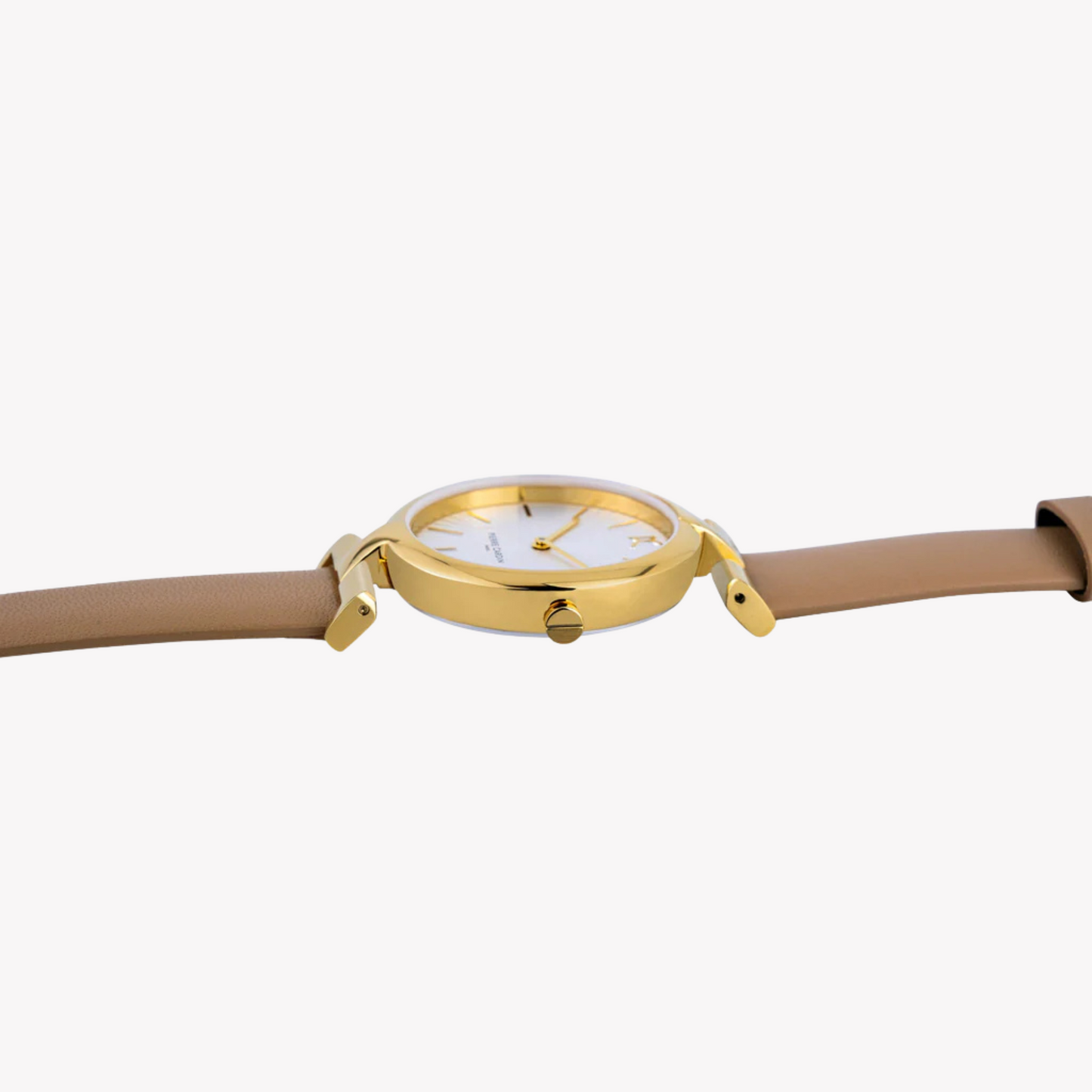 Pierre Cardin Women's Beige Leather Watch, Silver Dial | CMD.3503-2