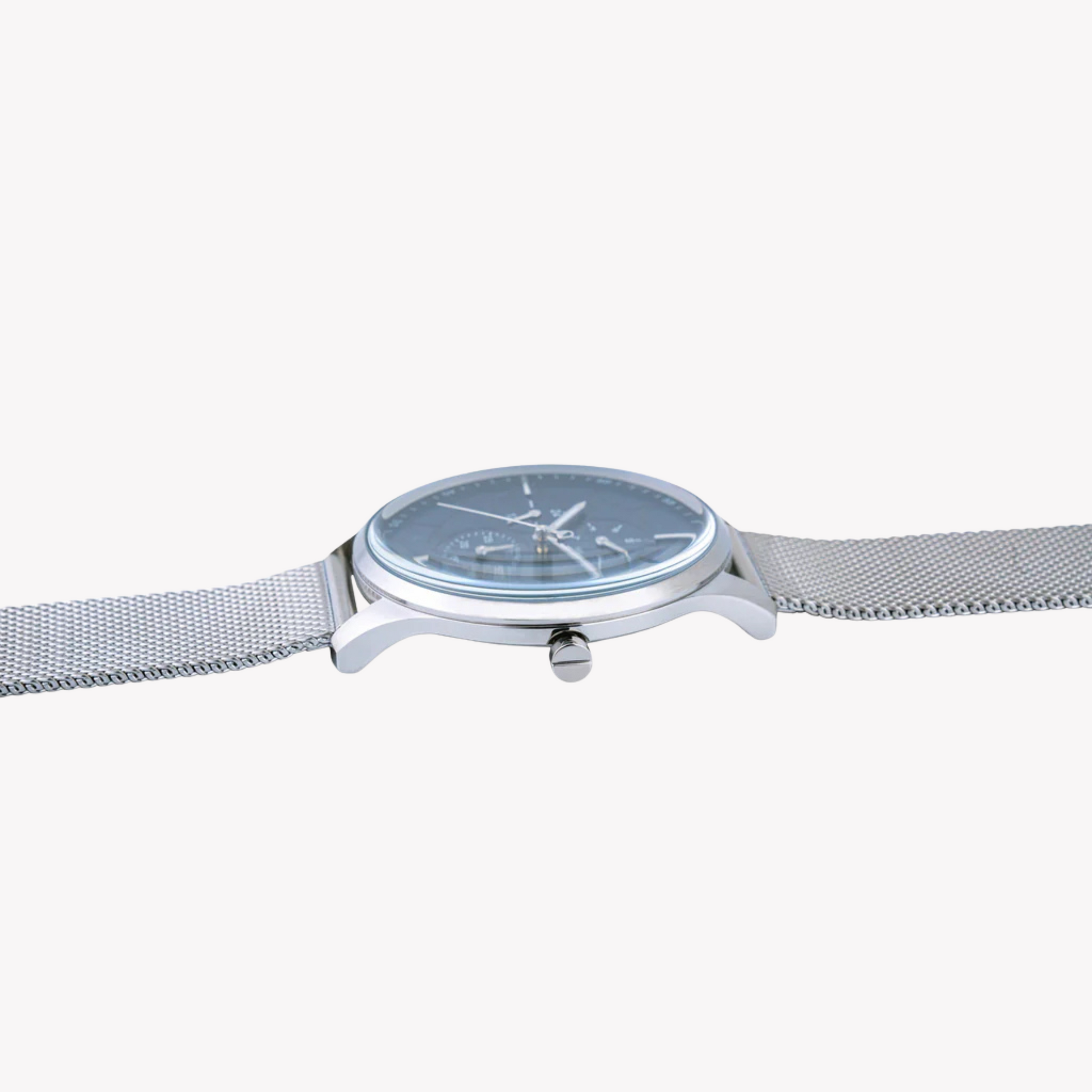 Pierre Cardin Men's Silver Stainless Steel Watch, Blue Dial | PC902731F121-2