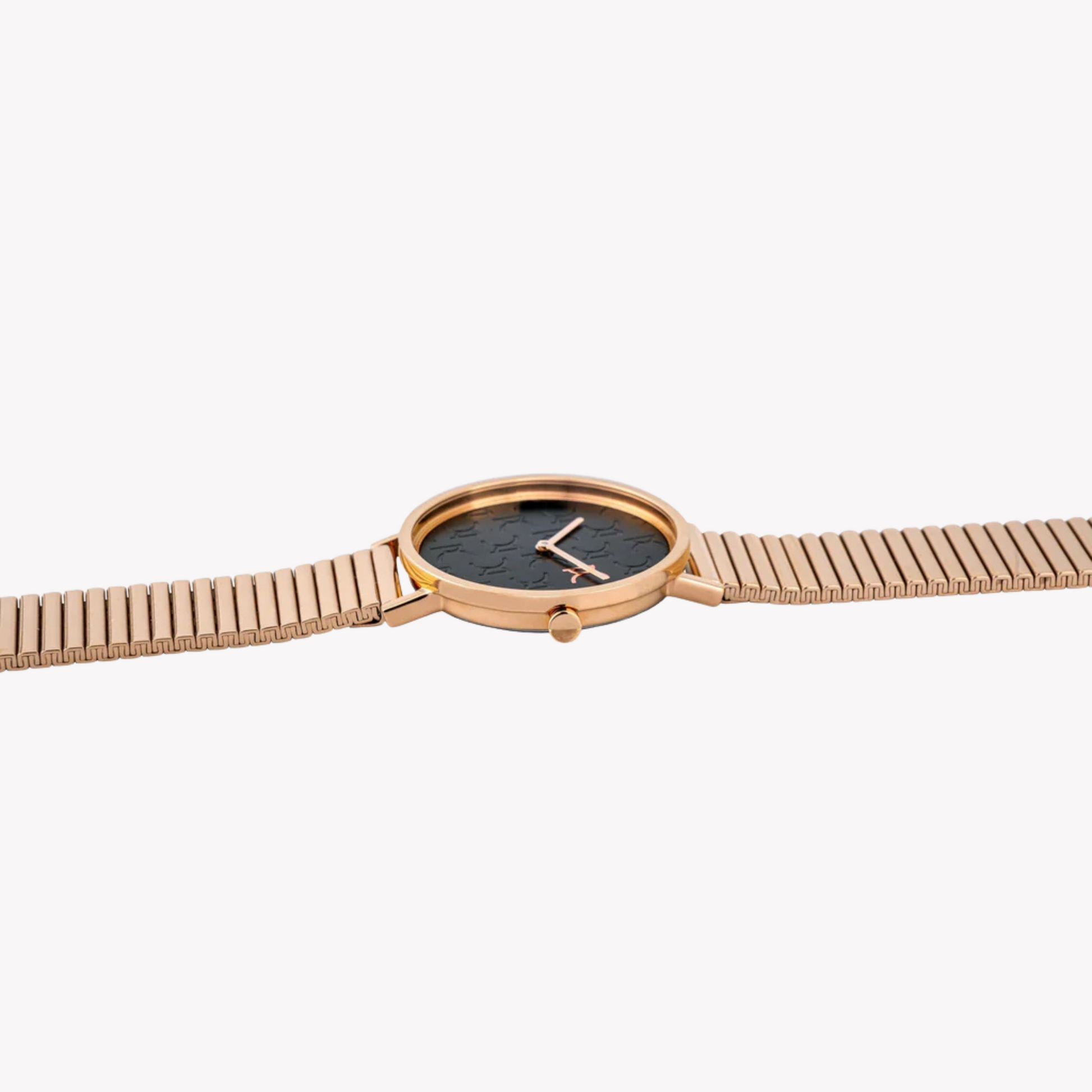 Pierre Cardin Women's Rose Gold Watch, Black Dial | CBV.1513-2
