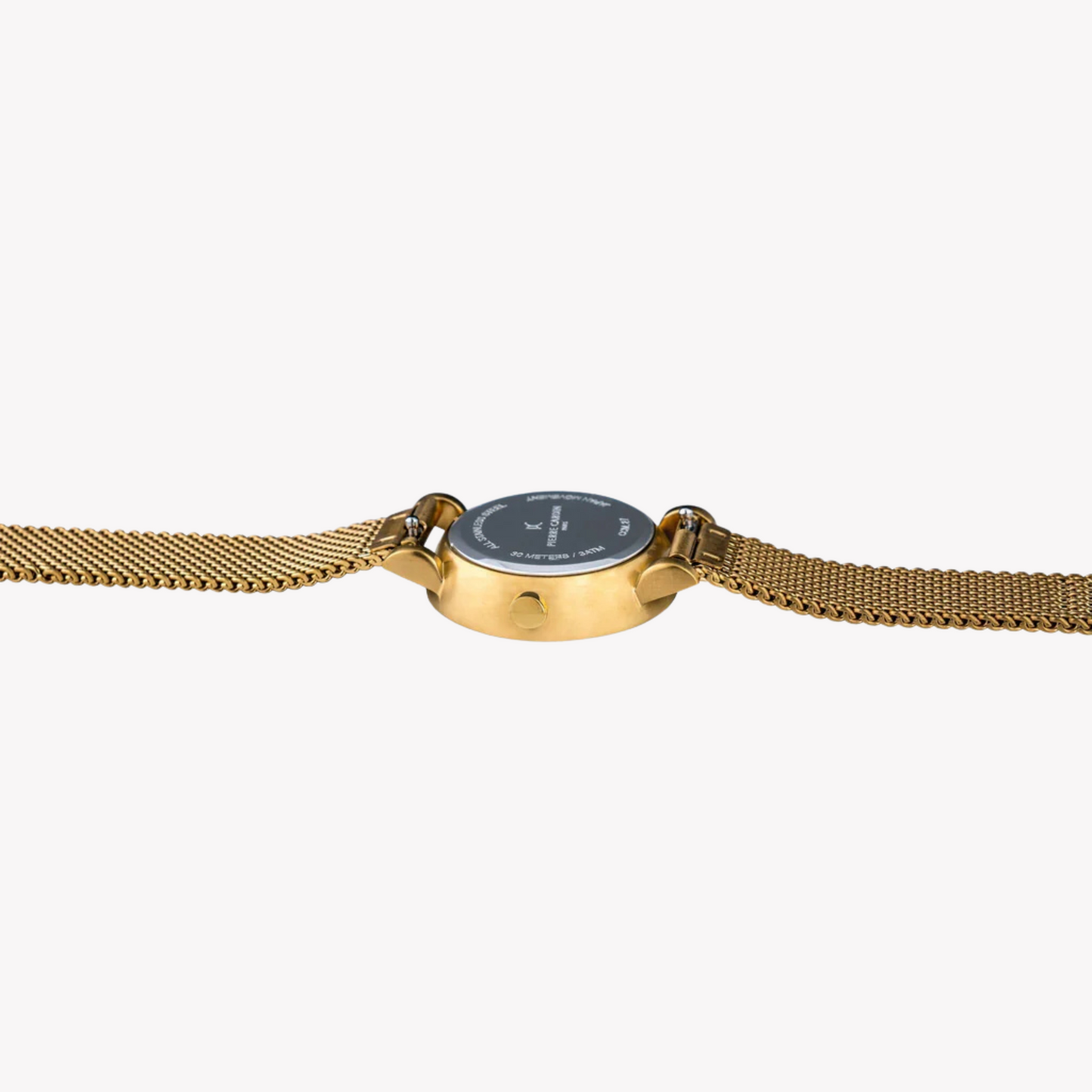 Pierre Cardin Women's Gold Stainless Steel Watch, White Dial | CCM.0523-2