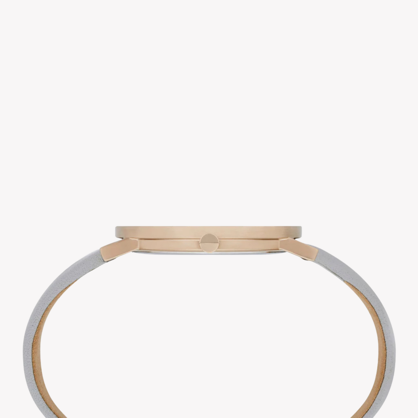 Pierre Cardin Women's Gray Leather Watch, Rose Gold Case | CBV.1011-2
