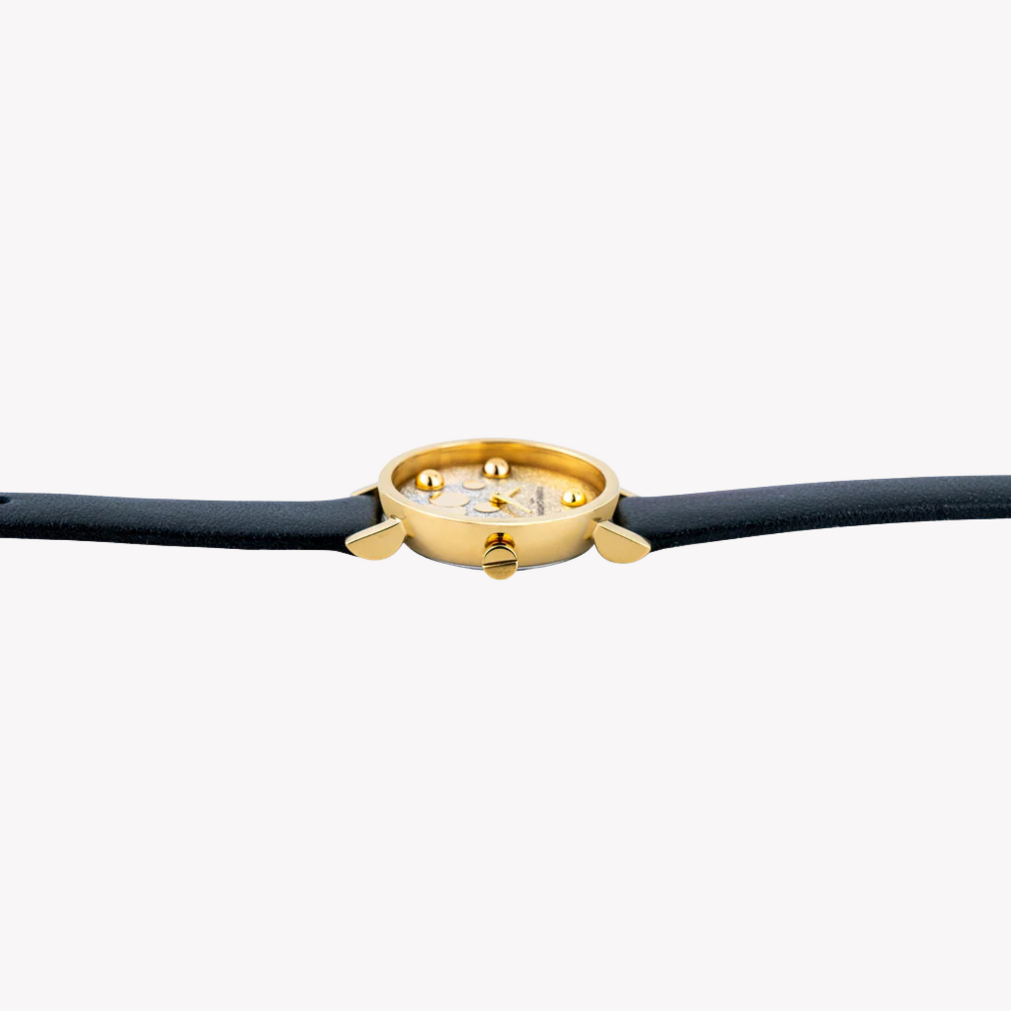 Pierre Cardin Women's Black Leather Watch, Silver & Gold | CCM.0514-2