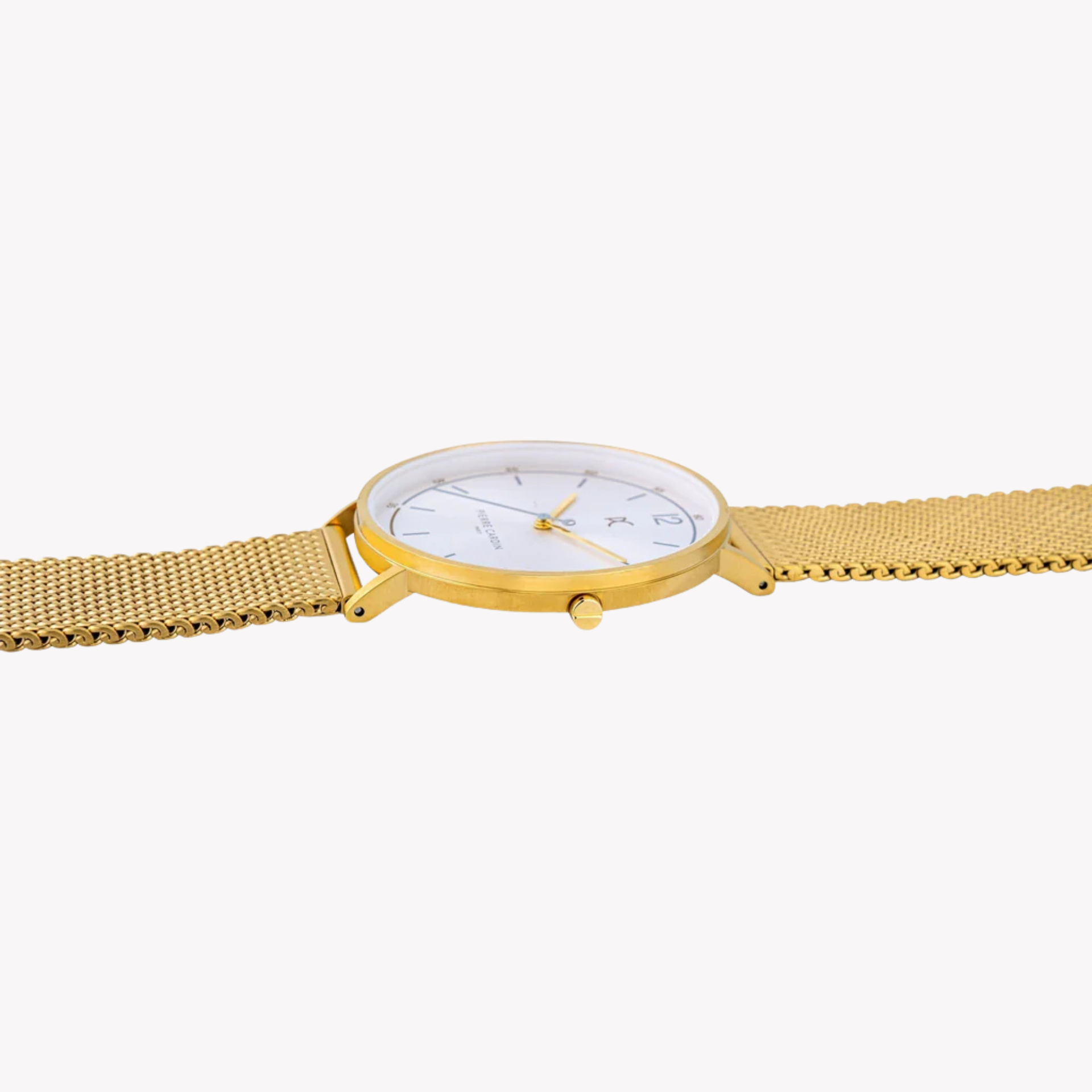 Pierre Cardin Men's Gold Stainless Steel Watch, Silver Dial | CBN.3014-2