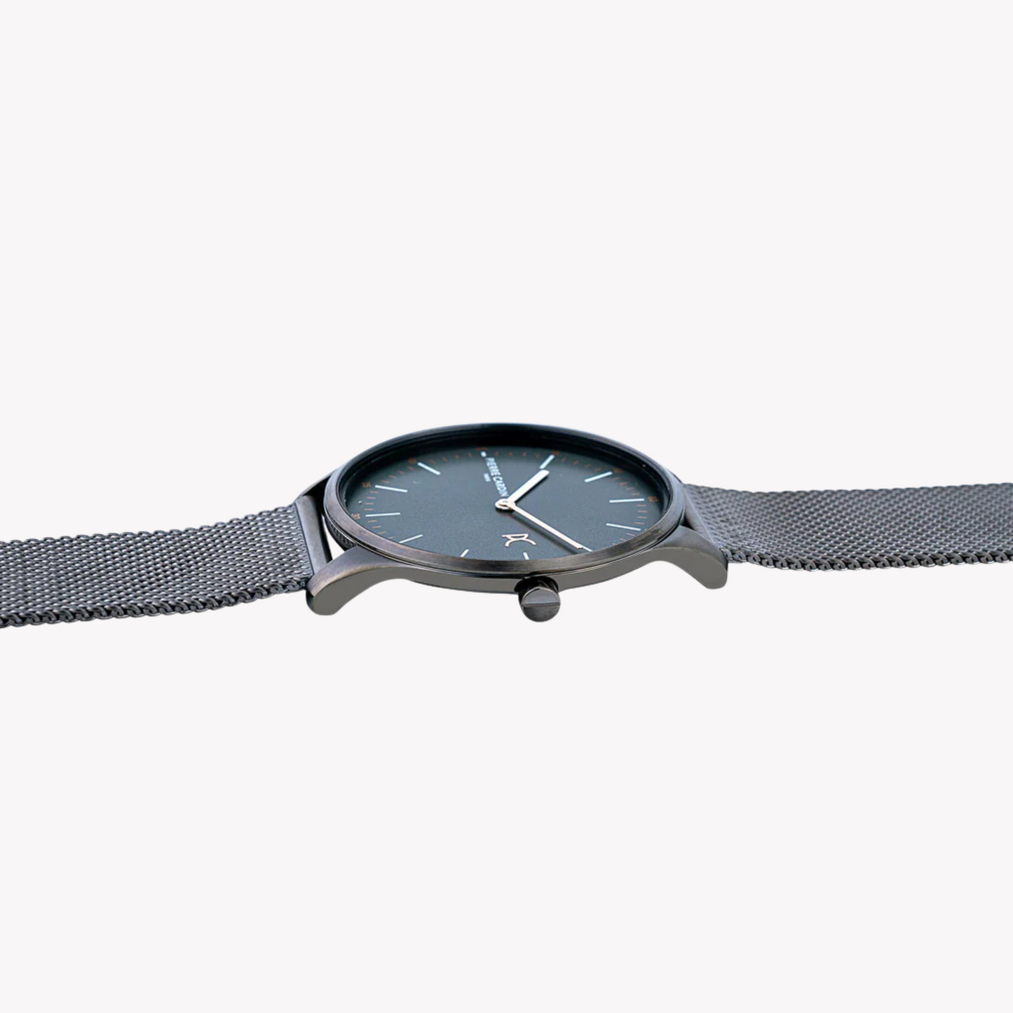Pierre Cardin Men's Gray Stainless Steel Watch, Black Case | CBA.4014-2