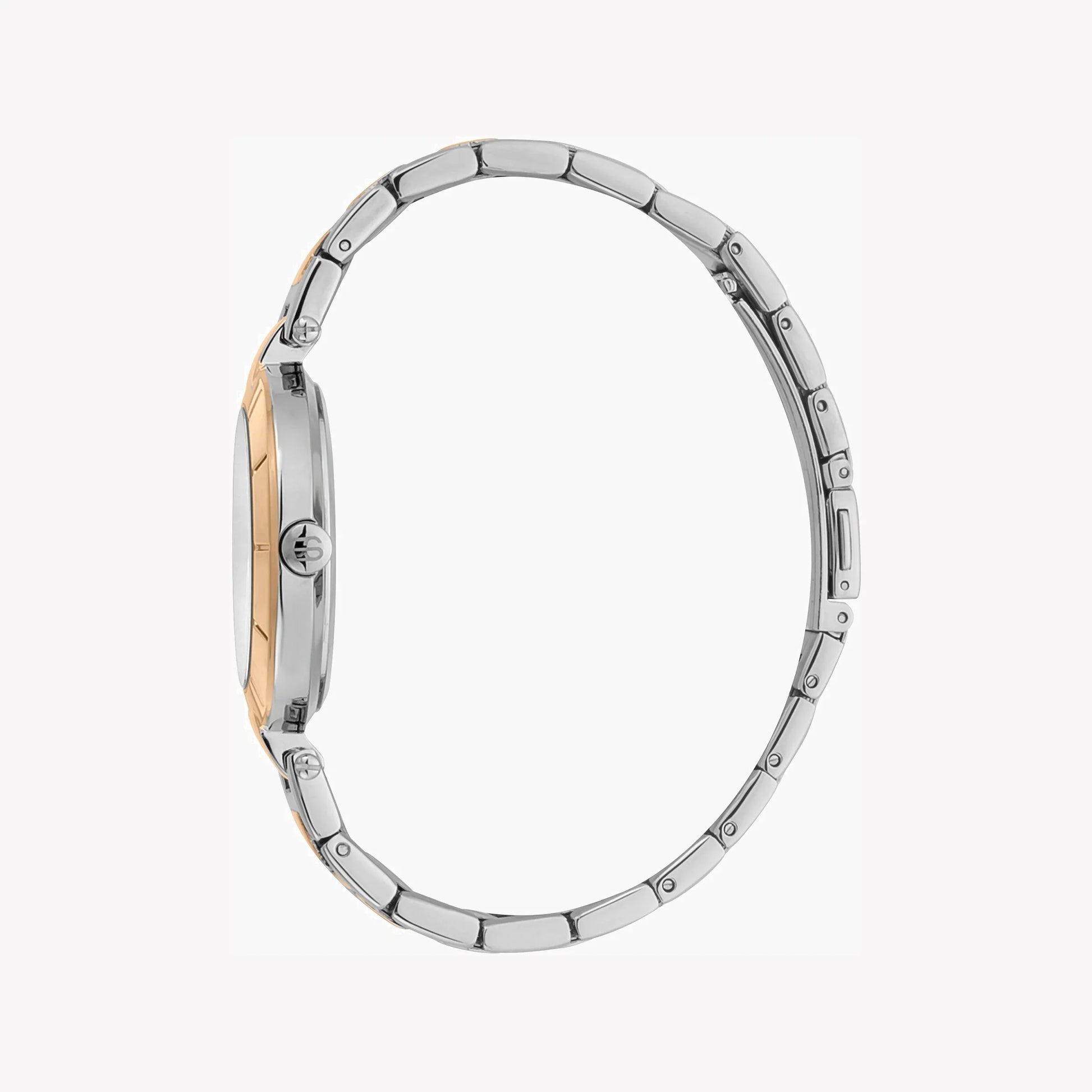 Esprit Women's Silver & Rose Gold Watch, Silver Dial | ES1L081M0015-1