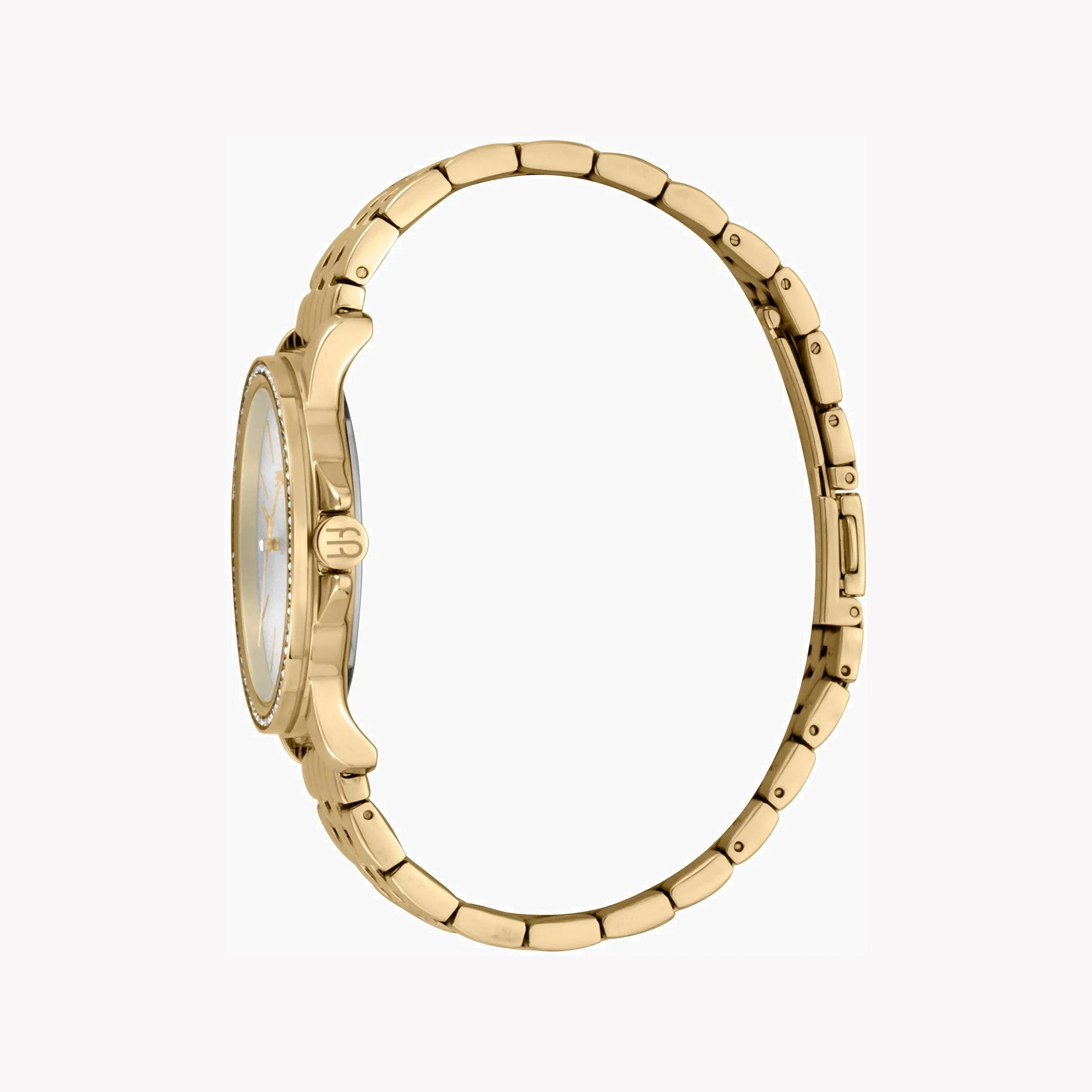 Esprit Women's Gold Stainless Steel Watch, Silver Dial | ES1L103M0025-1