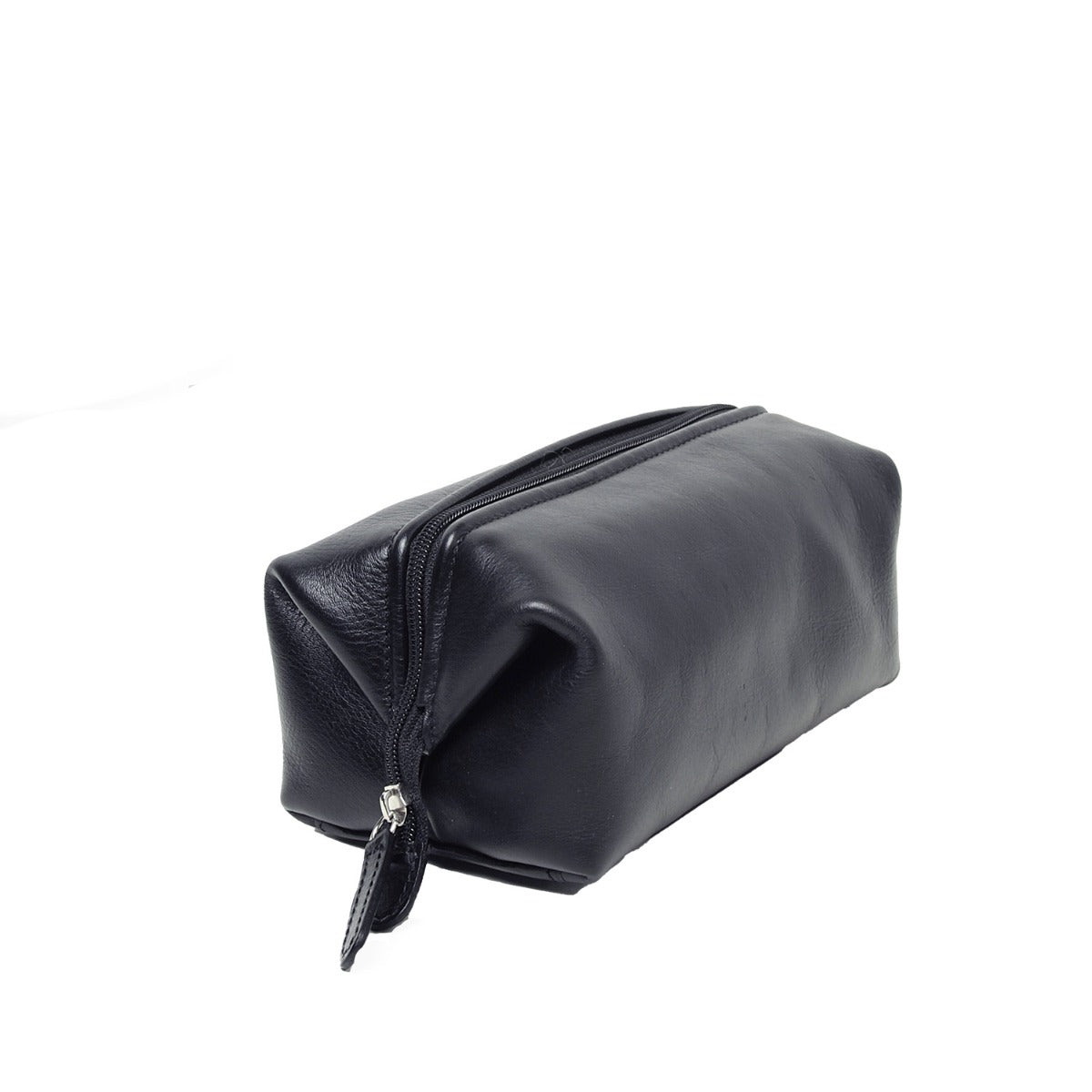 Cowhide beauty case - Black-1