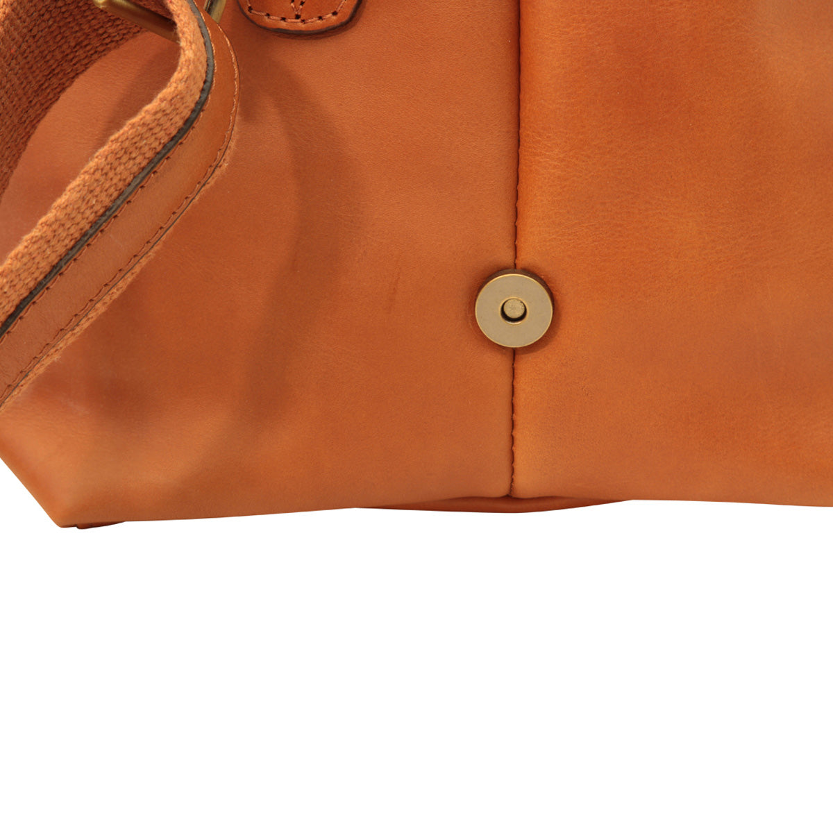 Cowhide leather Travel Bag - Brown Colonial-1