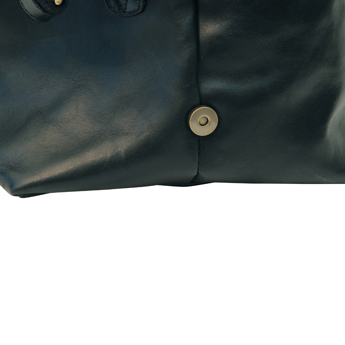 Cowhide leather Travel Bag - Black-1