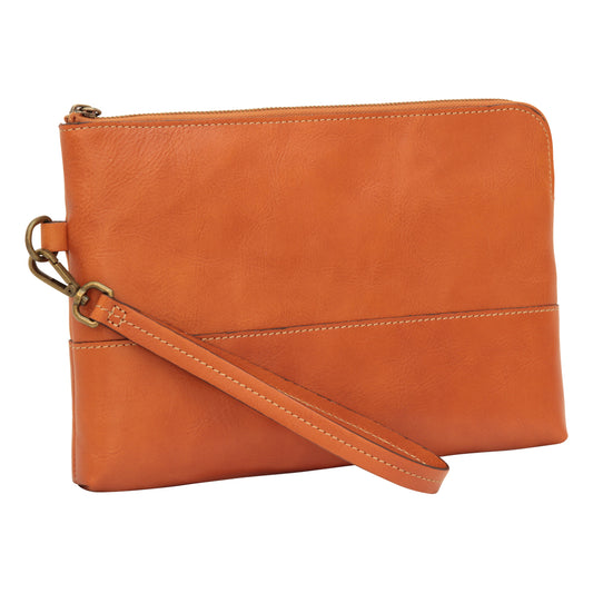 Full grain calfskin document case - brown colonial-0