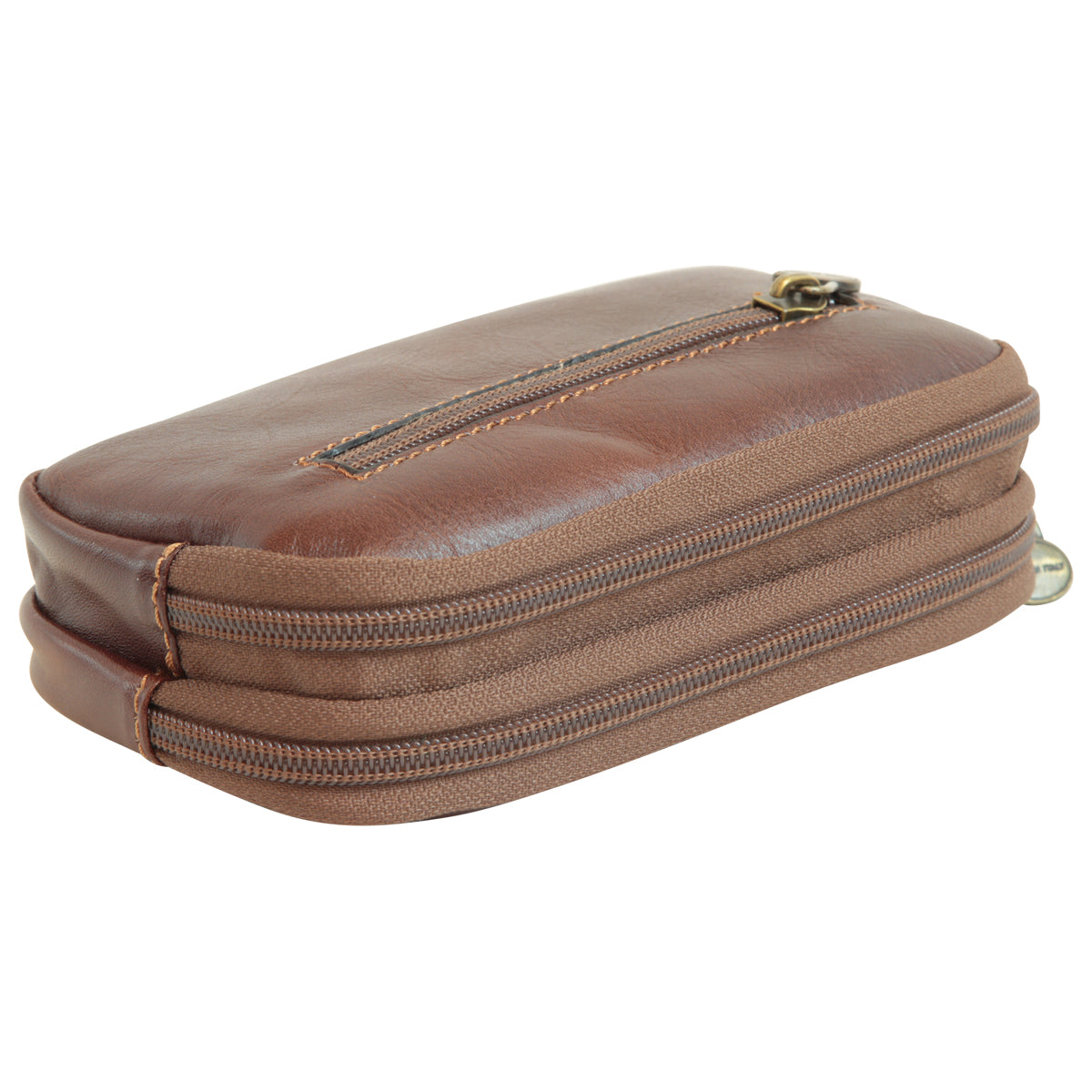 leather belt bag - brown-0