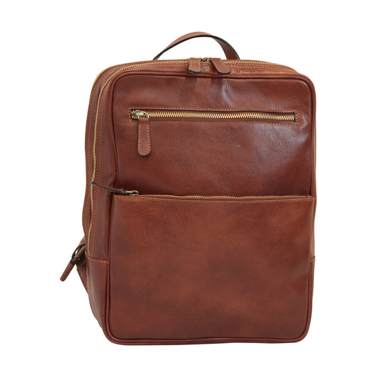 Leather backpack-0