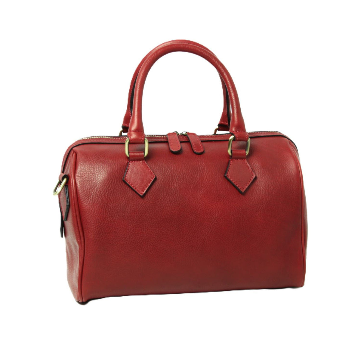 Double handled shoulder bag - red-1