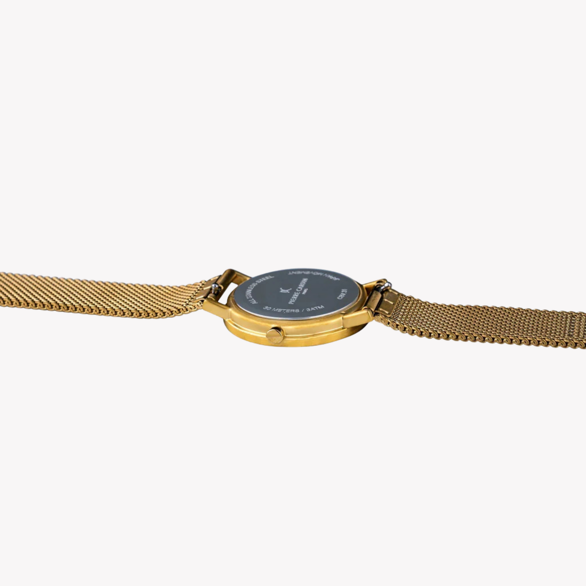 Pierre Cardin Women's Gold Stainless Steel Watch, Champagne Dial | CBV.1518-3