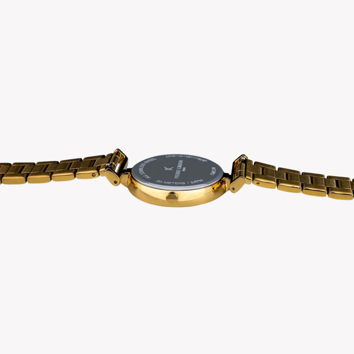 Pierre Cardin Women’s Gold Stainless Steel Watch, White Dial | CMD.3513-3