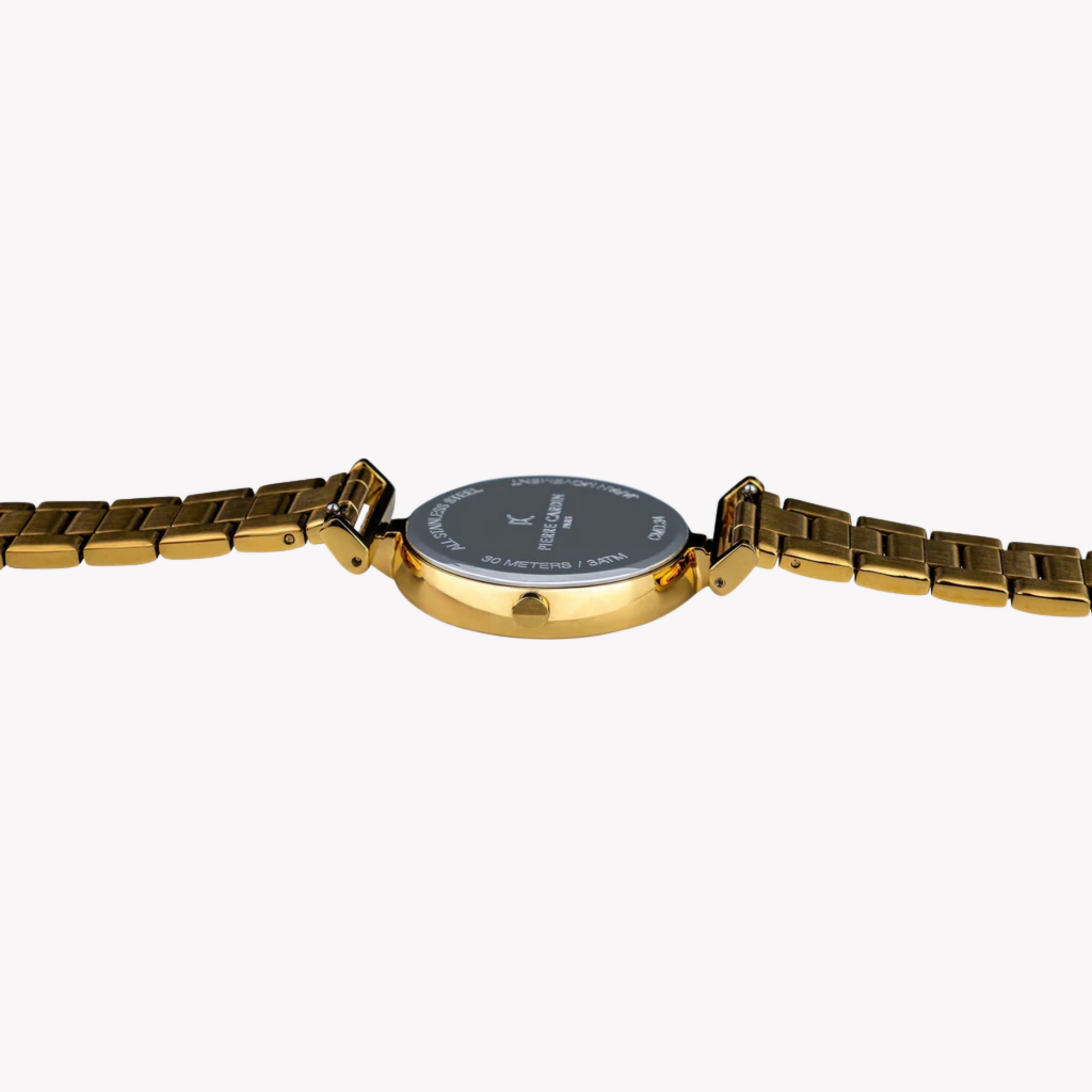 Pierre Cardin Women’s Gold Stainless Steel Watch, White Dial | CMD.3513-3