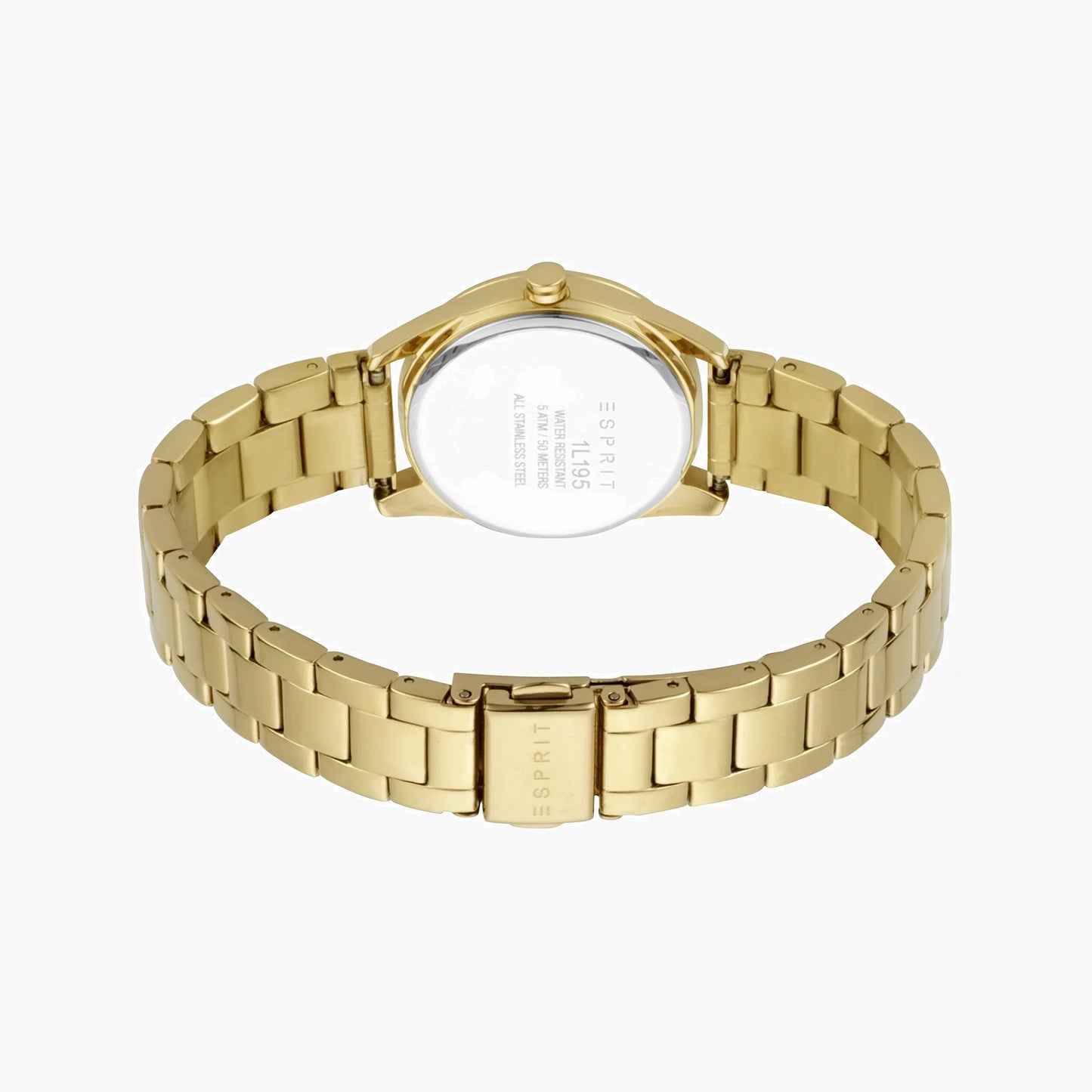 Esprit Women's Gold Stainless Steel Watch, Silver Dial | ES1L181M0035-2
