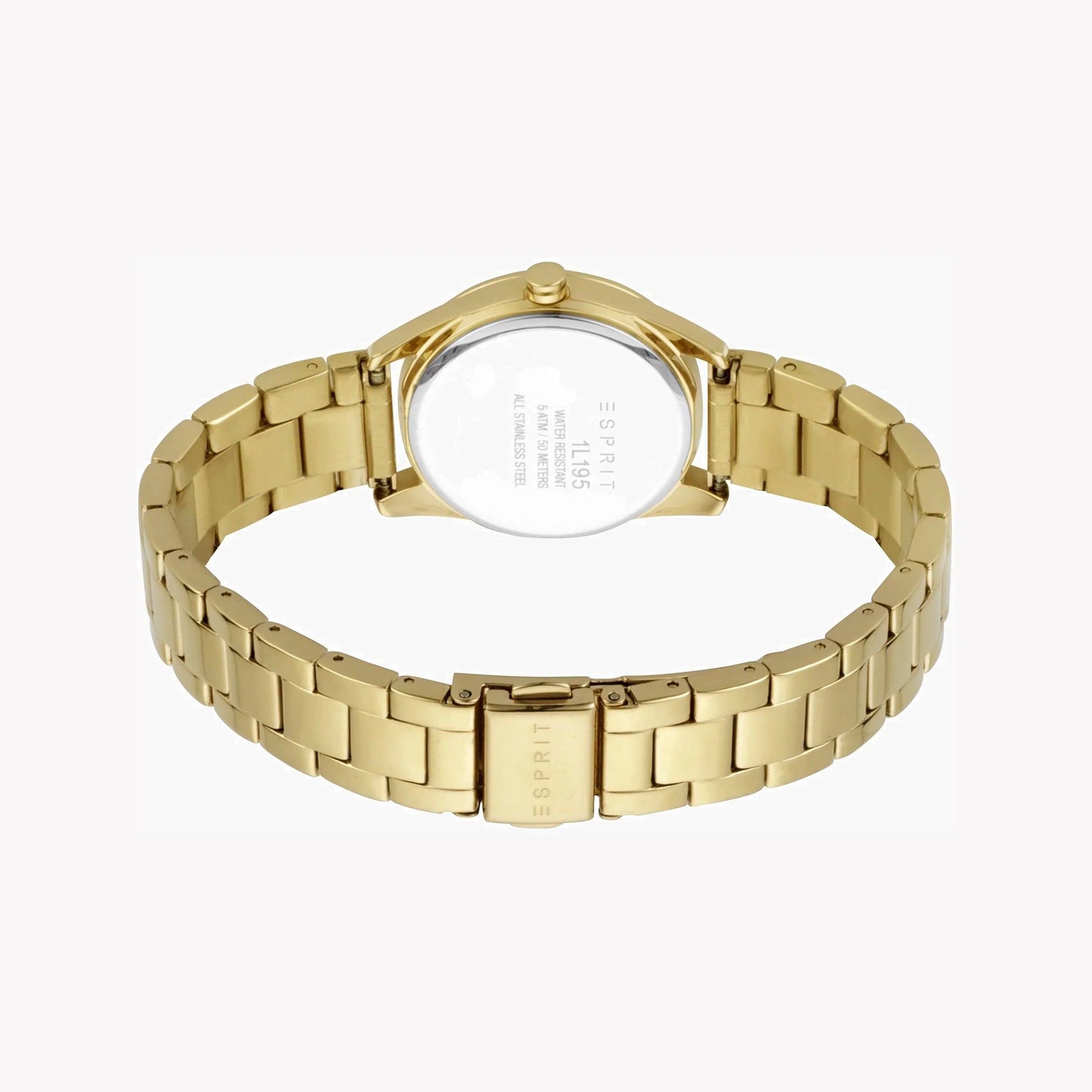 Esprit Women's Gold Stainless Steel Watch, Silver Dial | ES1L181M0035-2
