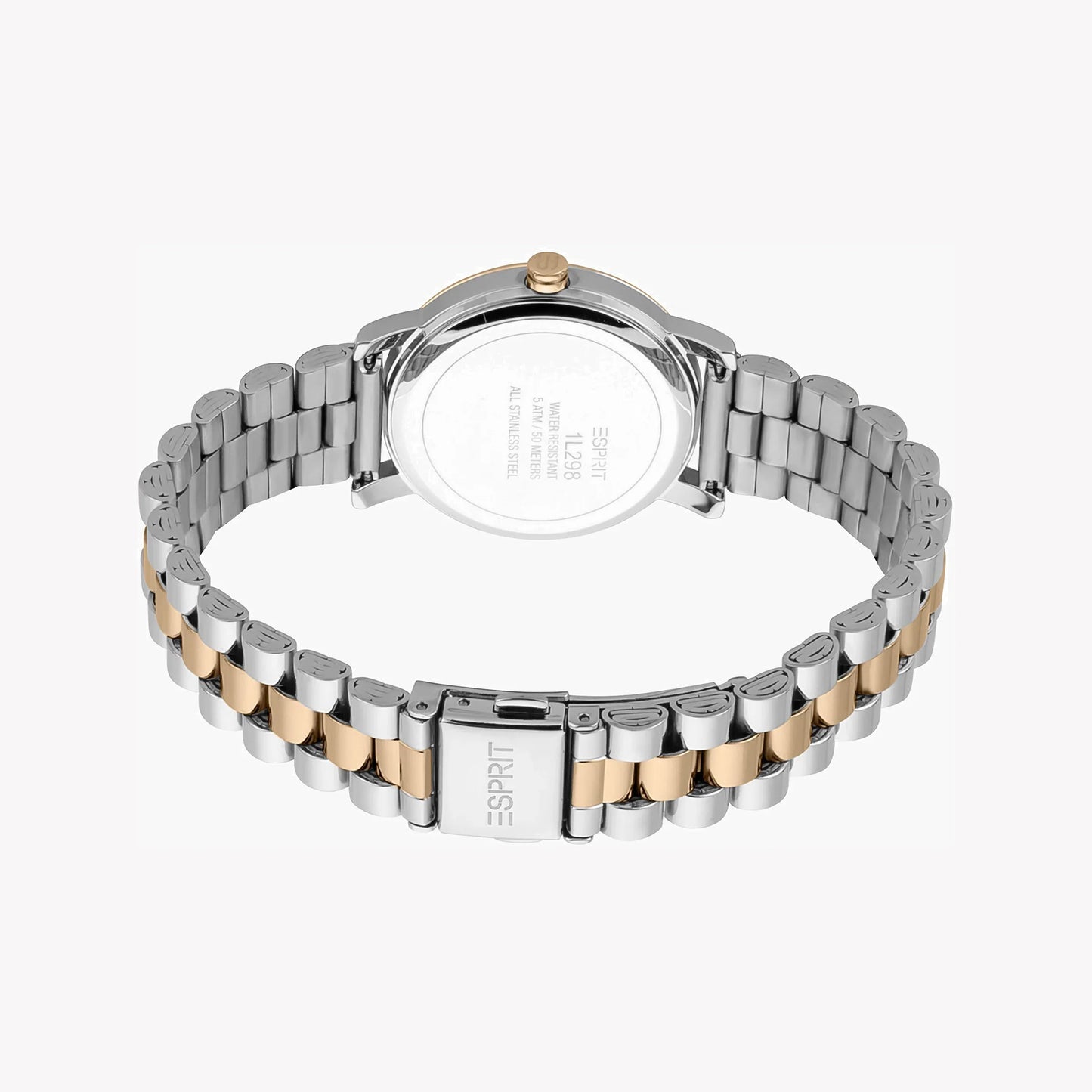 Esprit Women's Silver & Rose Gold Watch, Silver Dial | ES1L020M0015-3