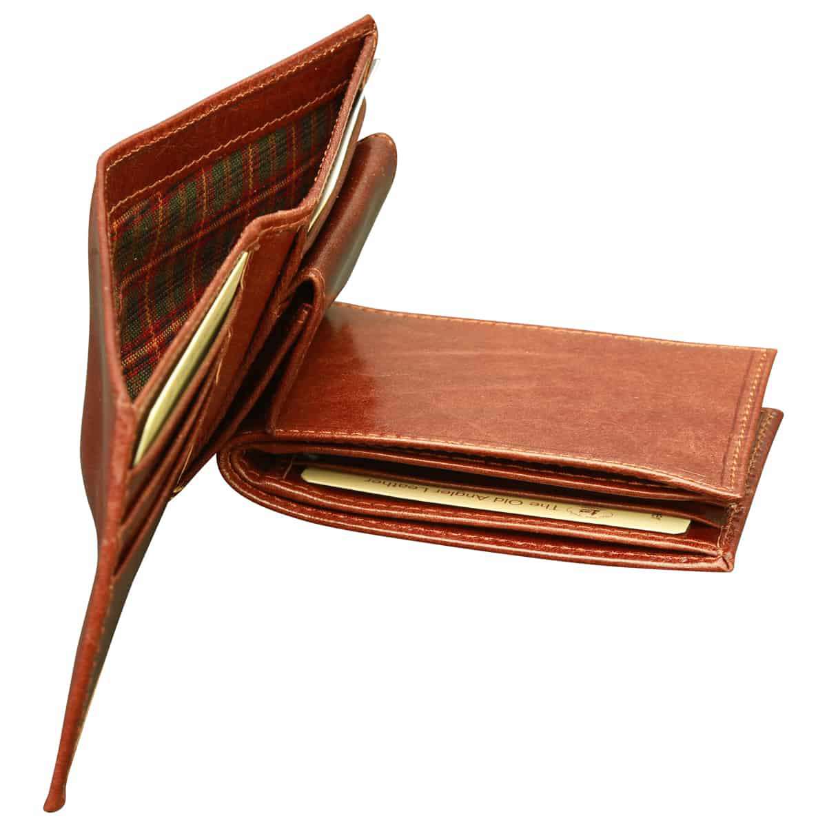 Leather wallet - Brown with RFID-1