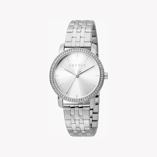 Esprit Women's Stainless Steel Watch, Silver Dial | ES100123456-0