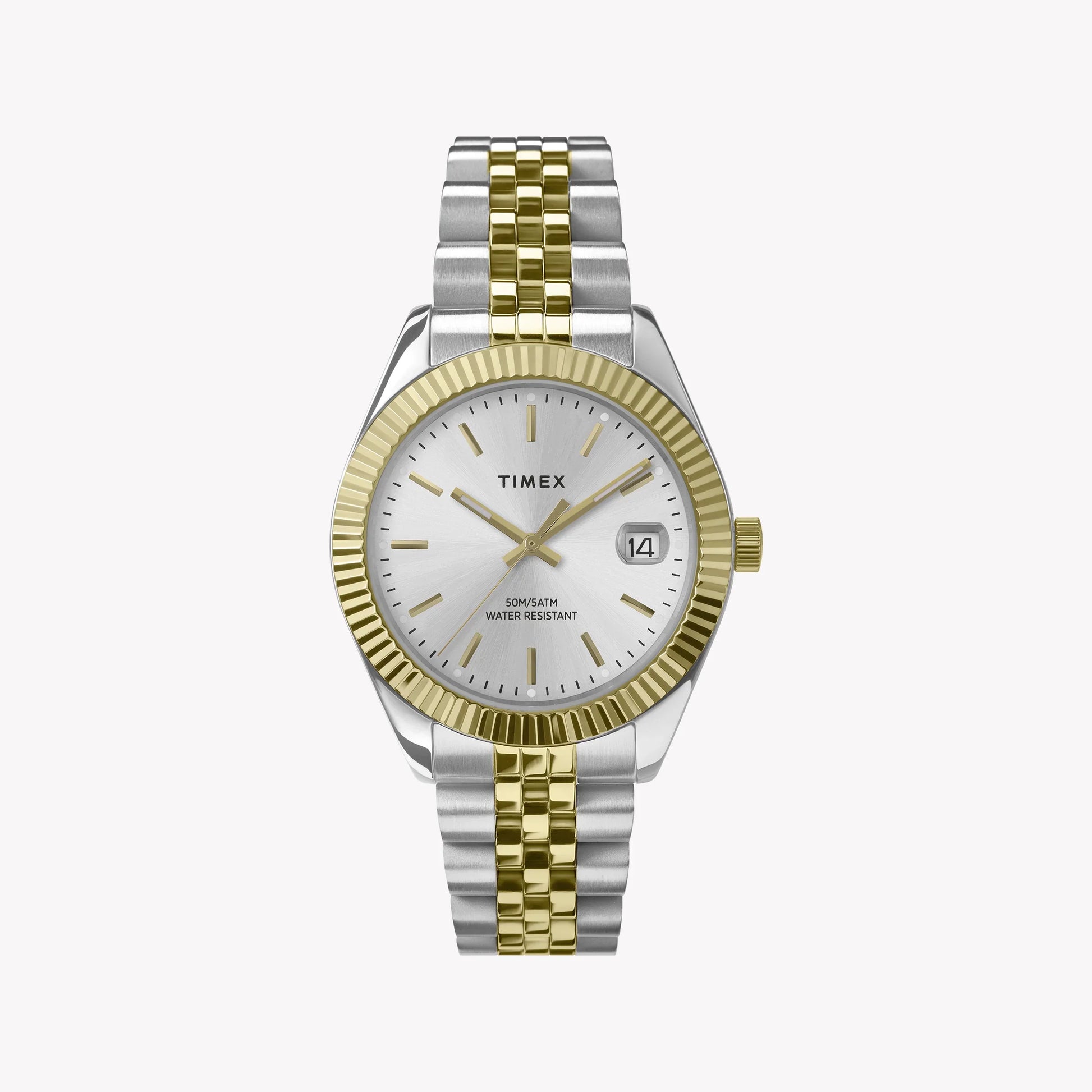 Timex Women's Two-Tone Watch, Silver & Gold | TW2W49700-0