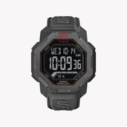 Timex UFC Knockout Watch, Matte Black Resin Case | TW2V88100-0