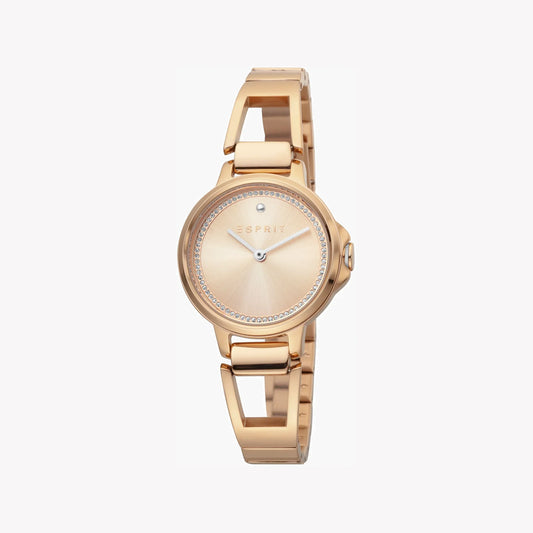 Esprit Women's Rose Gold Watch, Stainless Steel Band | ES1L170M0015-0