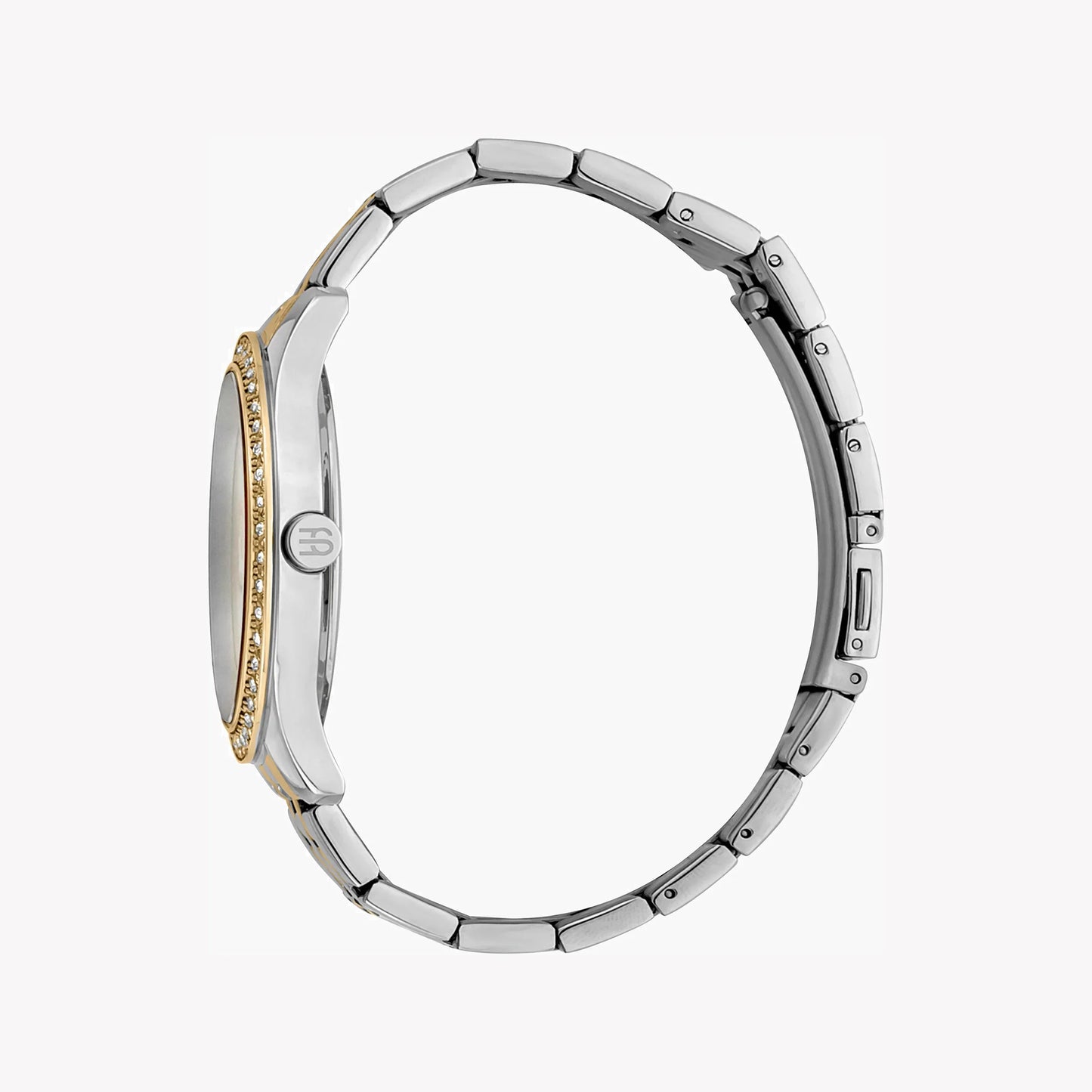 Esprit Women's Silver & Gold Stainless Steel Watch, Silver Dial | EWS12345-1