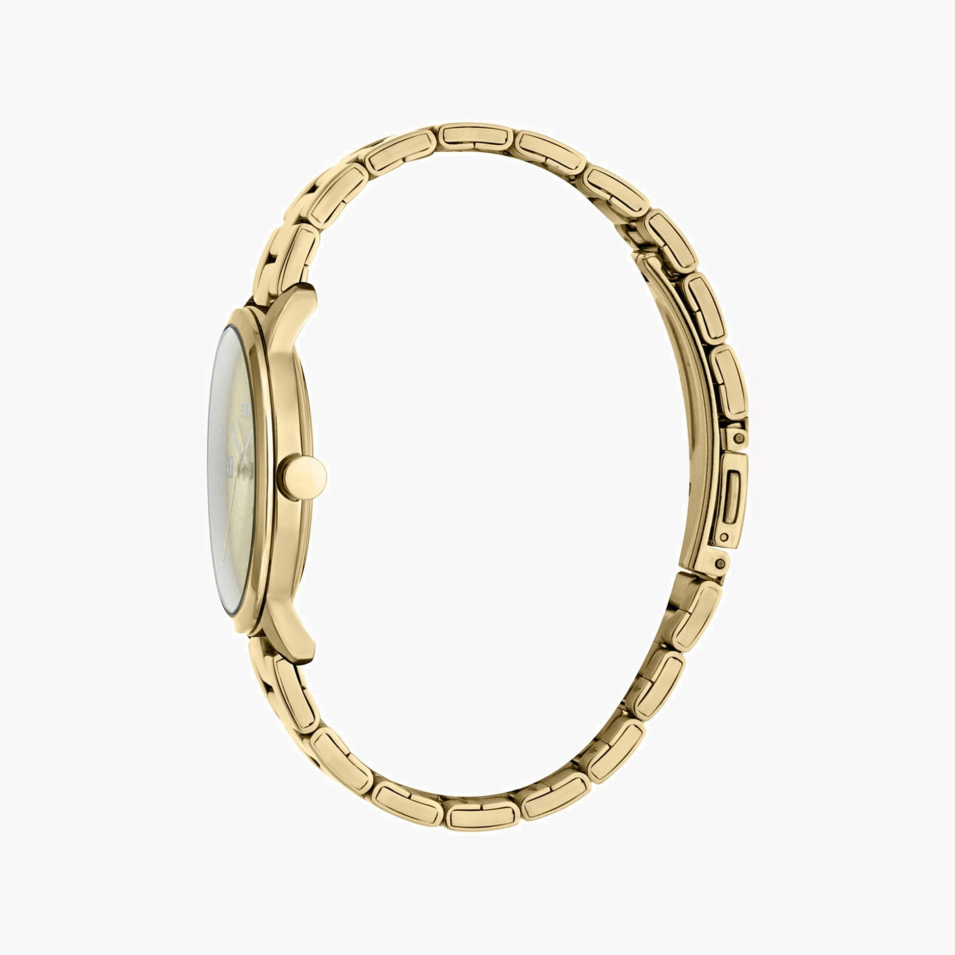 Esprit Women's Gold Stainless Steel Watch, Champagne Dial | ES1L171M0015-1