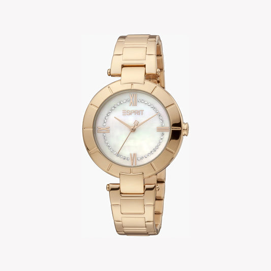 Esprit Women's Rose Gold Watch, White Mother of Pearls | ES1L067M0025-0