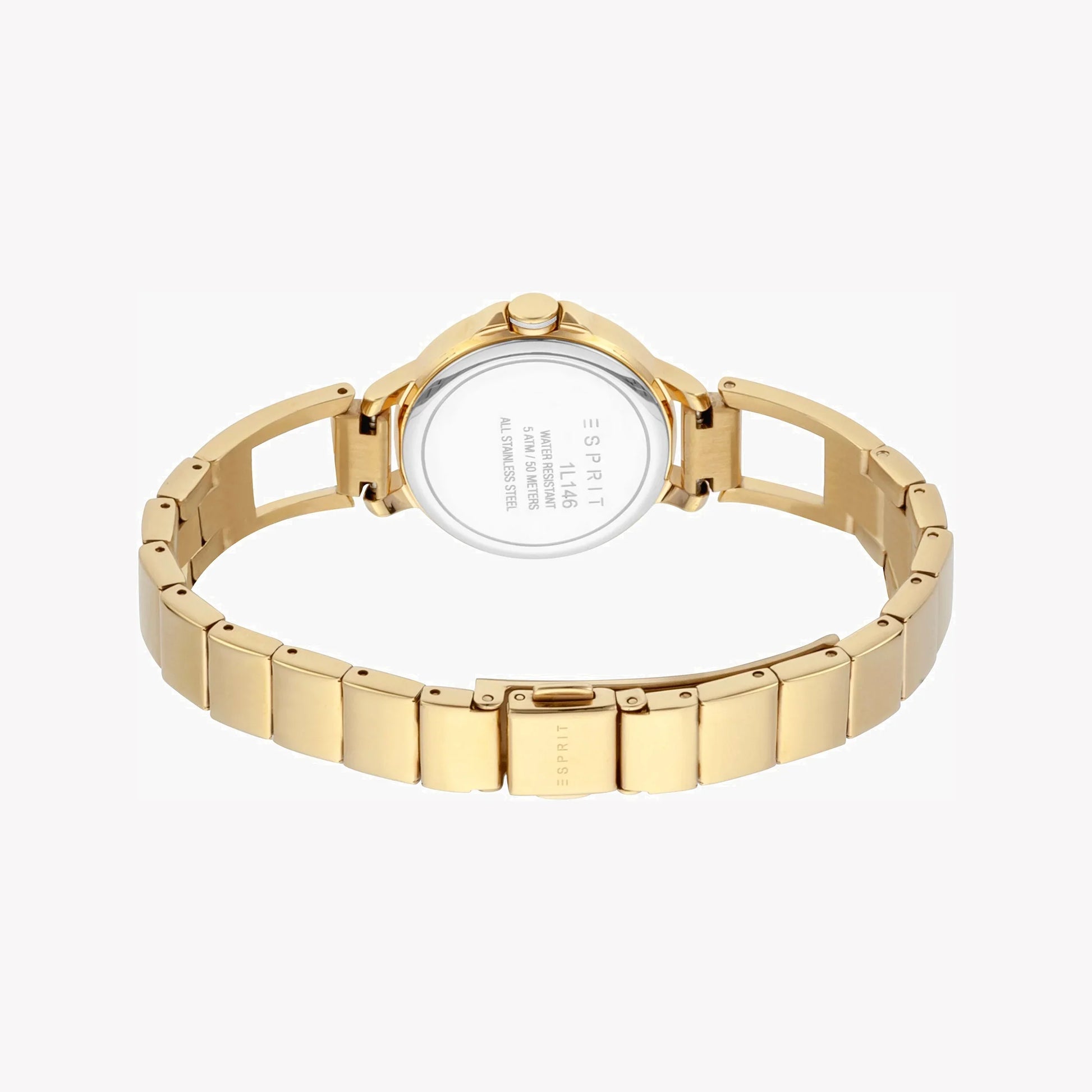 Esprit Women's Gold Stainless Steel Watch, Champagne Dial | ES1L098M0045-3