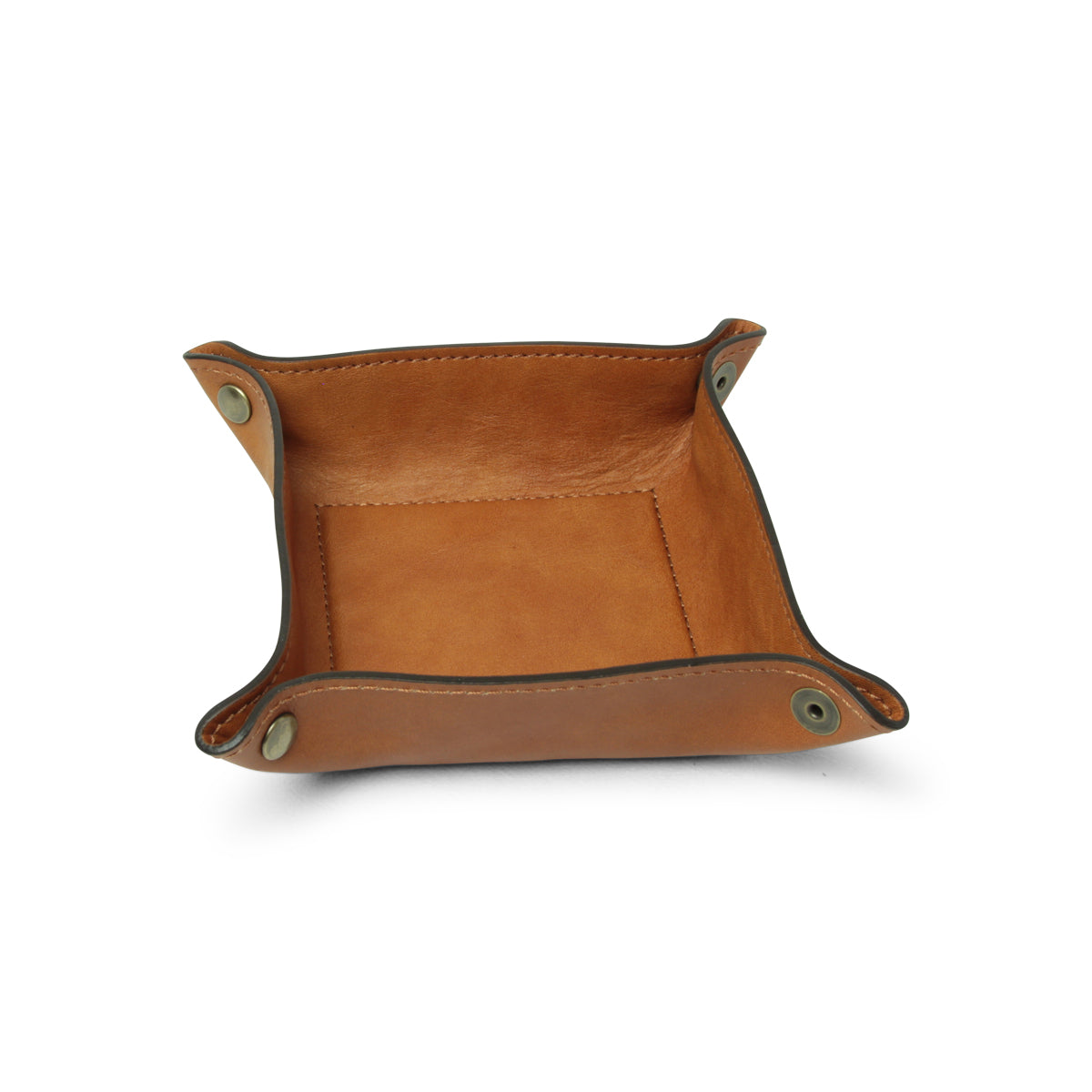Leather valet tray - colonial-0