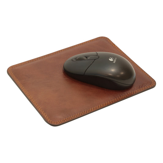 Leather mouse pad - brown-0
