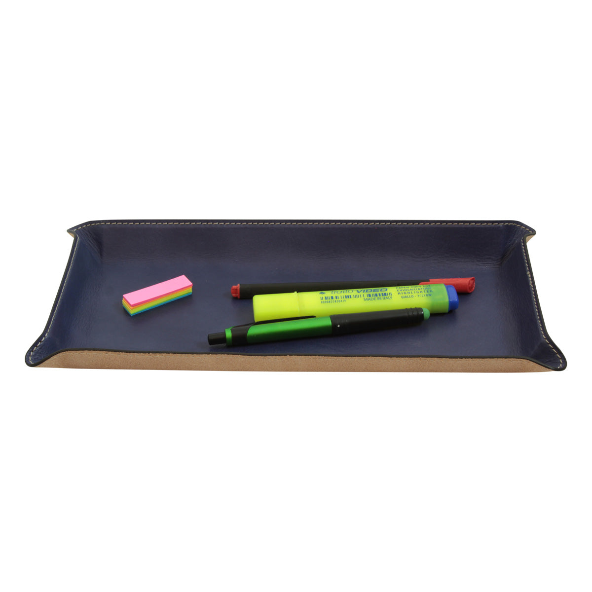 Leather desk tray-0