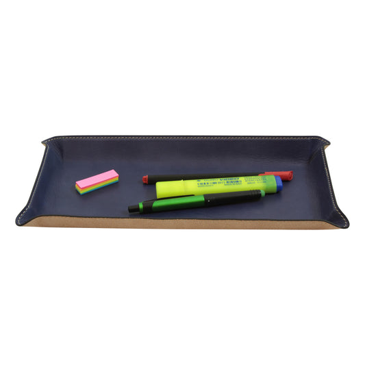 Leather desk tray-0
