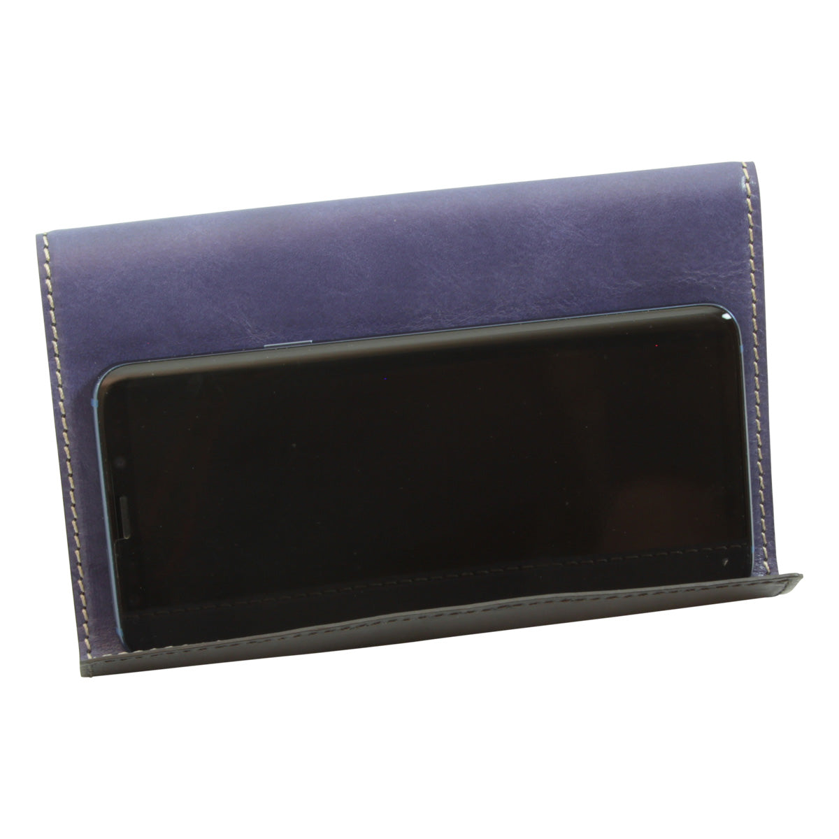 Leather ipad and iphone stand-1