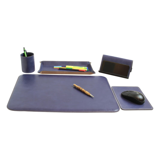 Leather desk kit - 5 pcs-0