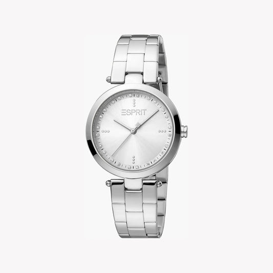Esprit Women's Silver Stainless Steel Watch, Silver Dial | ES1L233M0035-0
