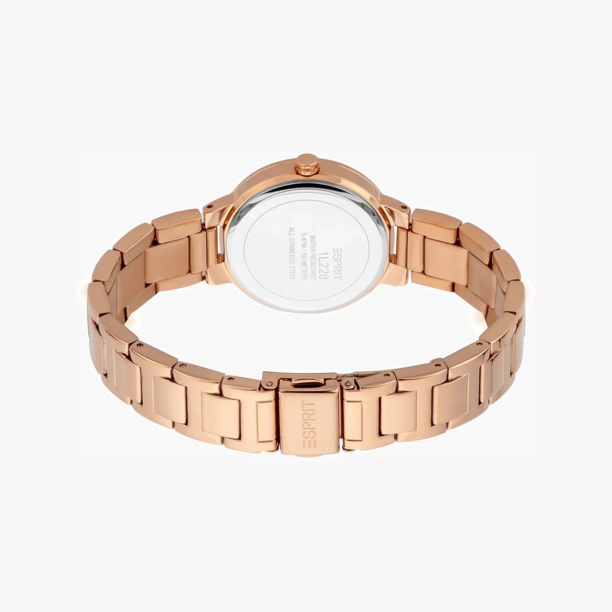 Esprit Women's Rose Gold Stainless Steel Watch, Silver Dial | ES105201004-3