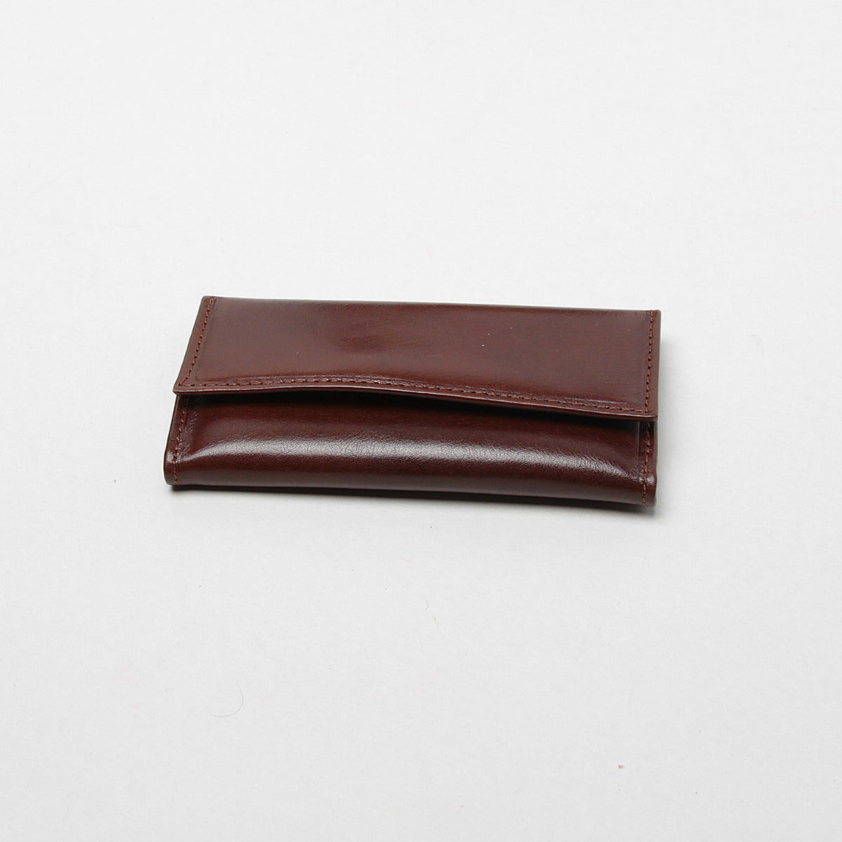 Full grain leather key ring 8 hooks - brown-1