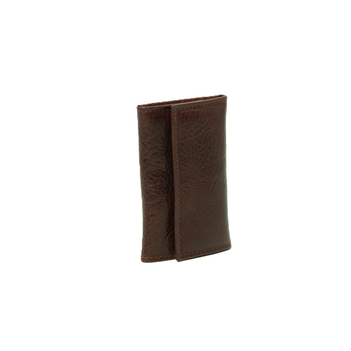 Full grain leather key ring  8 hooks - brown-1