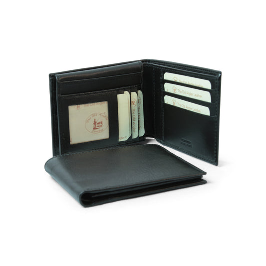 Bifold wallet with RFID blocking technology - black-0