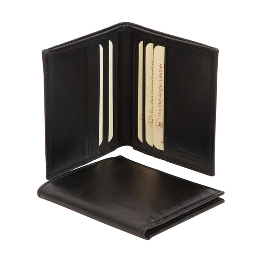 Small leather wallet - black with RFID-0