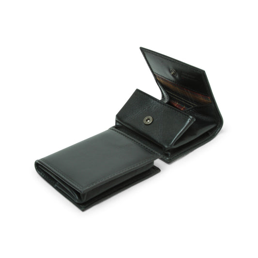 Leather Coin Purse - Black-0